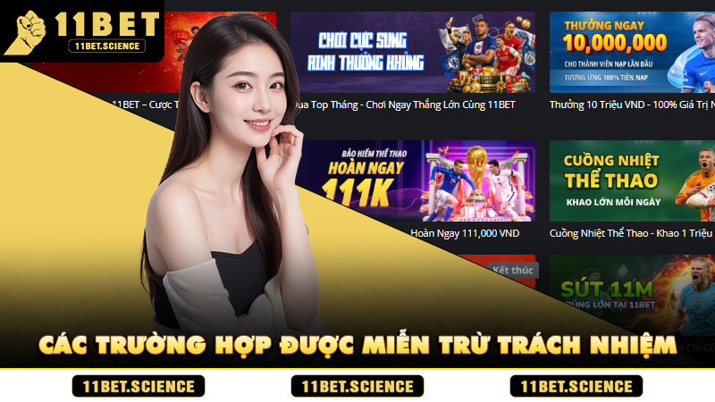 Các trường hợp được miễn trừ trách nhiệm