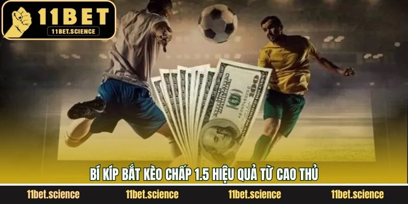 Bí kíp bắt kèo chấp 1.5 hiệu quả từ cao thủ